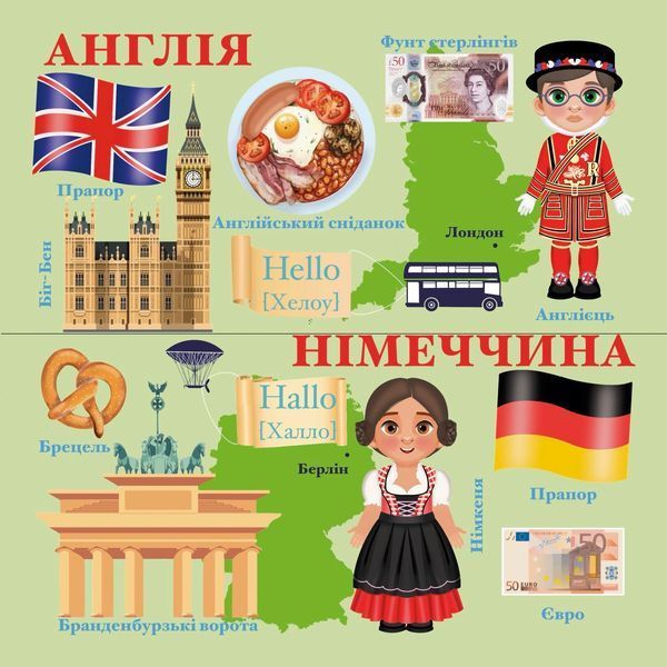 Книжка на липучках Маленький мандрівник. Подорож Європою